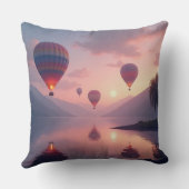 Ballon Adventure Dreams Kussen (Achterkant)