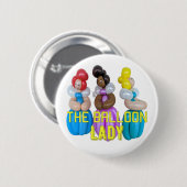 Ballon Animal Artist Lady Button (Voorkant /achterkant)