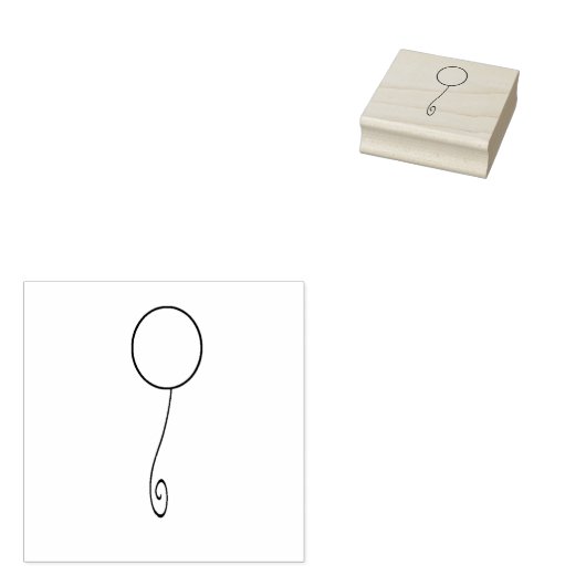 Ballon Art Stamp Rubberstempel (Gestempeld)