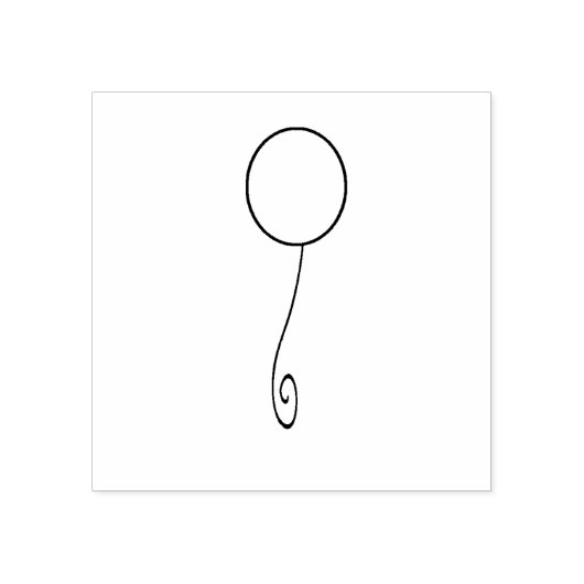 Ballon Art Stamp Rubberstempel (Afrduk)