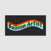 Ballon Artist Name Badge (Voorkant)