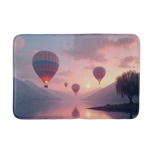 Ballon Avontuur Dromen Badmat (Voorkant)