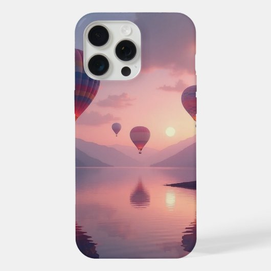 Ballon Avontuur Dromen iPhone Hoesje (Achterkant)
