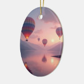 Ballon Avontuur Dromen Keramisch Ornament (Links)