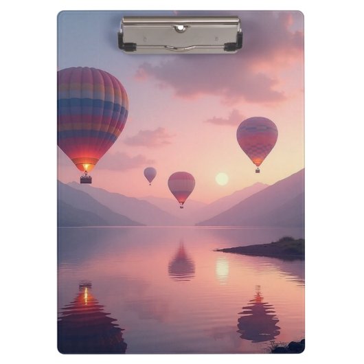 Ballon Avontuur Dromen Klembord (Voorkant)
