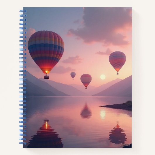 Ballon Avontuur Dromen Notitieboek (Voorkant)