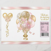 Ballon Baby shower Chip Bag Wrappers Flyer (Voorkant)