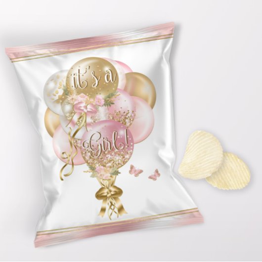 Ballon Baby shower Chip Bag Wrappers Flyer