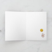 Ballon Baby shower Hartelijk dank Kaart (Binnen)