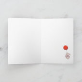 Ballon Baby shower Hartelijk dank Kaart (Binnen)