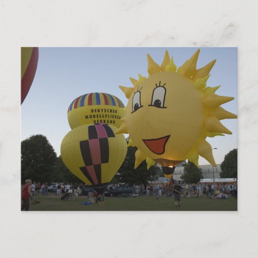 ballon-ballon-1 briefkaart (Voorkant)