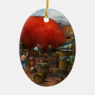 Ballon - Ballon vullen bij Wanamaker's  - 1911 Keramisch Ornament