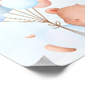 Ballon Beer Baby Geslacht Onthullen Partij Welkoms Poster (Hoek)