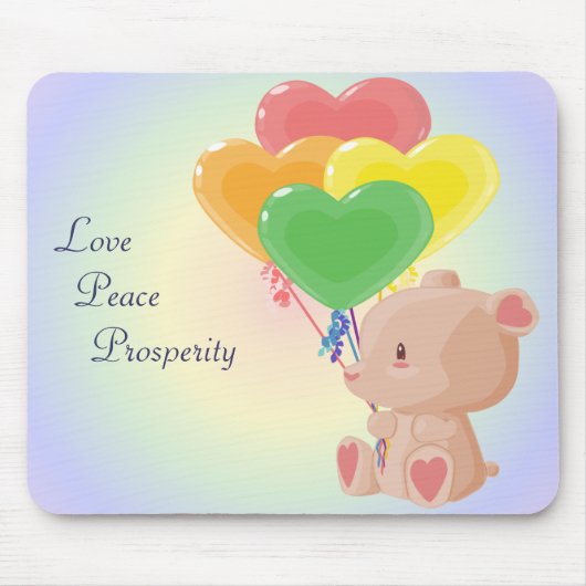 ballon Beer mousepad Muismat (Voorkant)