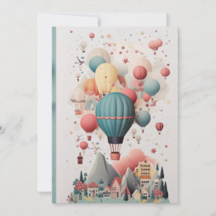 Ballon Birthday Kaart