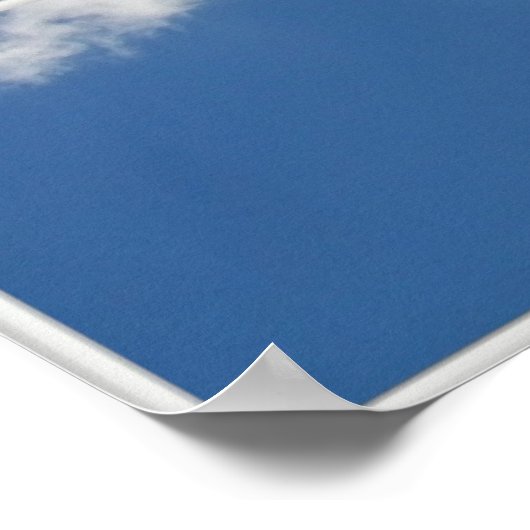 ballon - bouquet in sky via het raam poster (Hoek)