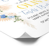 Ballon Boy Birthday Time Capsule Sign Poster (Hoek)