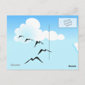 ballon, briefkaart (Achterkant)