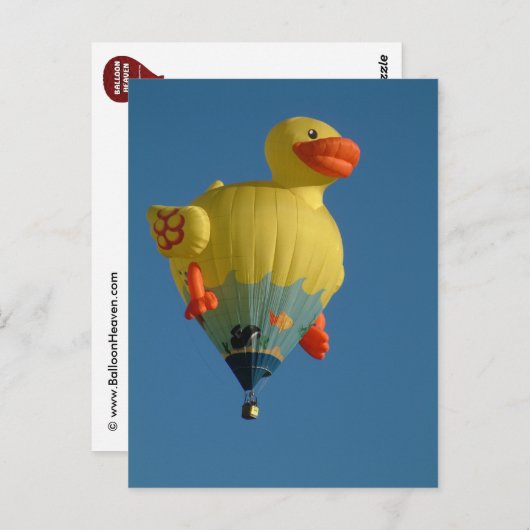 Ballon Briefkaart (Voorkant / Achterkant)