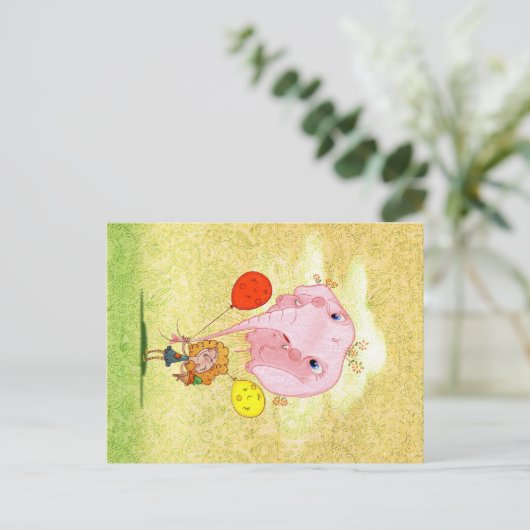 Ballon Briefkaart (Staand voorkant)