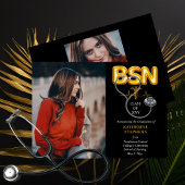 ballon BSN Caduceus Stethoscoop Afstudeerder Aankondiging