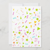 Ballon Bunch Birthday Party Invitation Kaart (Achterkant)