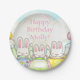 Ballon Bunny Paper Borden Papieren Bordje