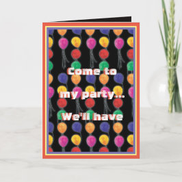 Ballon Bursting Good Times Kaart