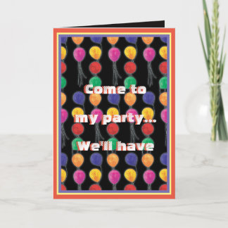 Ballon Bursting Good Times Kaart