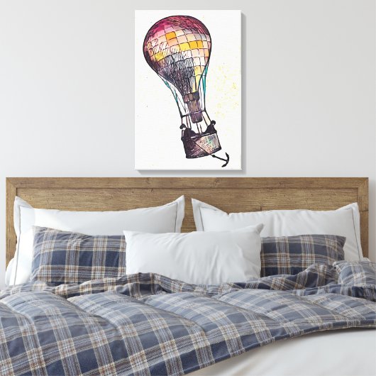 ballon canvas afdruk (Insitu (Slaapkamer))
