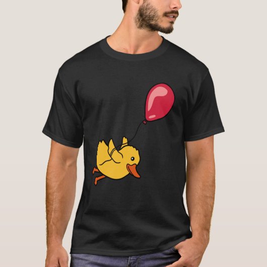 Ballon Chick vliegt weg T-shirt (Voorkant)
