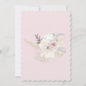 Ballon Christening en First Birthday Invitation Kaart (Achterkant)