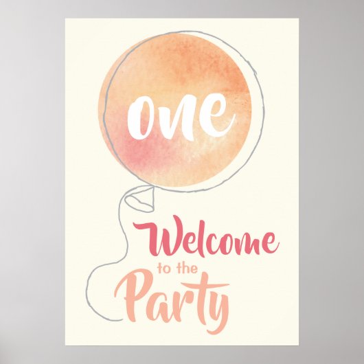 Ballon Clip Art Pastel Party-ballonnen Poster (Voorkant)