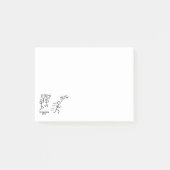 Ballon Dames kleverige notities Post-it® Notes (Voorkant)