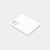 Ballon Dames kleverige notities Post-it® Notes (Schuin)