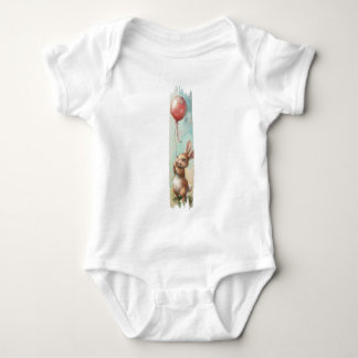 Ballon Daydreams Konijn Brushstroke Paint Romper