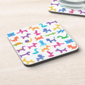 Ballon Dier Kleur Patroon - Kinder & Clown Party Bier Onderzetter (Linkerzijde)