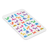 Ballon Dier Kleur Patroon - Kinder & Clown Party Magneet (Rechterzijde)