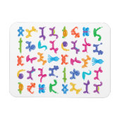 Ballon Dier Kleur Patroon - Kinder & Clown Party Magneet (Horizontaal)