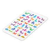 Ballon Dier Kleur Patroon - Kinder & Clown Party Magneet (Linkerzijde)