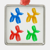 Ballon Dier Kleur Patroon - Kinder & Clown Party Metalen Ornament (Voorkant)