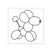 Ballon Dier Verjaardag Kunststempel Rubberstempel (Afrduk)