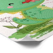 Ballon Dinosaur Kinderkamer Print Kinderkamer Post (Hoek)