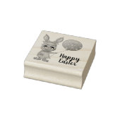 Ballon Diva Bunny Easter Custom Happy Easter Rubberstempel (Stempel)