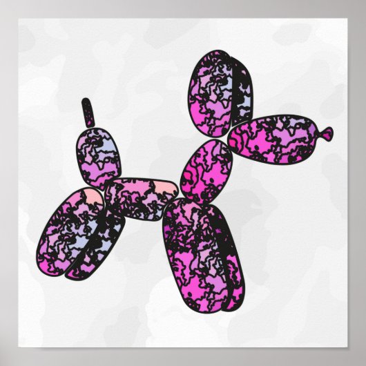 Ballon Dog A Poster (Voorkant)