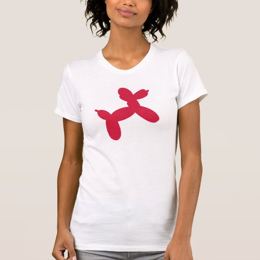 Ballon Dog - Bella Canvas Fine Jersey T-Shirt (Voorkant)