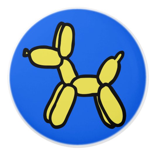Ballon Dog Ceramic Knobs Keramische Knop (Voorkant)