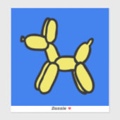 Ballon Dog Giant Vinyl Sticker (Vel)