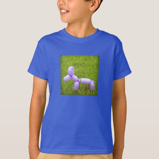 Ballon Dog Kind Raglan T-shirt (Voorkant)