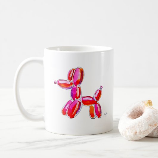 Ballon Dog Koffiemok (Met donut)